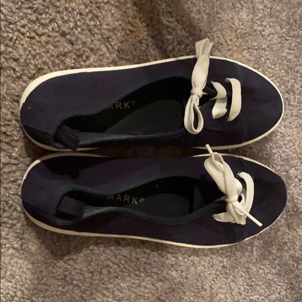 Navy Blue Comfort Slide-On